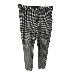 Old Navy Women's Houndstooth Pixie Skinny Pants Trousers Size 14 Tall Grand Alta